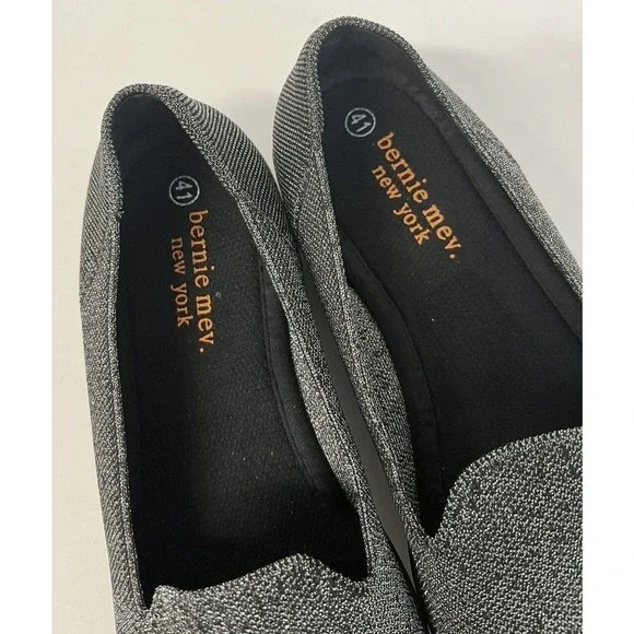 Bernie Mev Petra Slip on Loafer Stretchy Flats PEWTER Size 41/10-10.5 US new - Picture 4 of 14